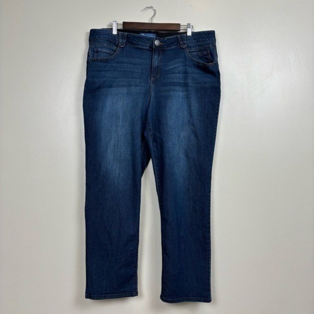 Democracy Straight Leg Jeans in Deep Indigo
